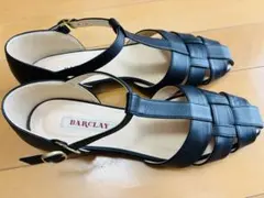 【美品】BARCLAY グルカサンダル ブラック 24.5cm バークレーのサムネイル