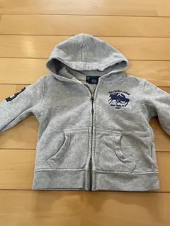 POLO RALPH LAUREN グレー フード付き パーカー 80サイズ