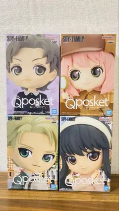 SPY×FAMILY Qposket フィギュア 4体セット