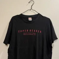 古着 SUPER BEAVER ブラック Tシャツ Lサイズ
