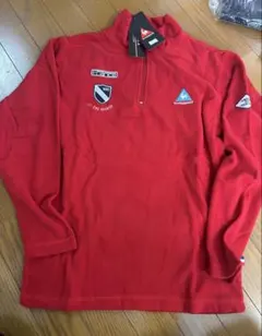 le coq sportif トレーナー フリース ゴルフウェア M 赤