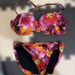 花柄 セパレート水着 ビキニ Mサイズのサムネイル
