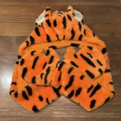ディズニー　マフラーキャップ　ファンキャップ　ティガー