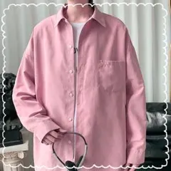 長袖　シャツ カジュアル ボタン開襟シャツ ビジネス　無地 重ね着 カジュアル