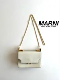 MARNI TRUNK LEATHER CHAIN SHOULDER BAGのサムネイル