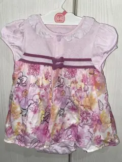 ANNA SUI mini ベビーワンピース 70cm 花柄のサムネイル