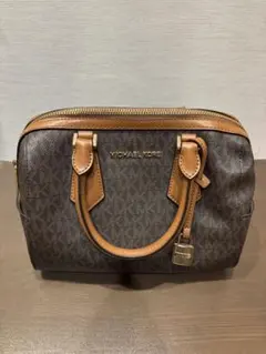 MICHAEL KORS ブラウンレザーバッグ