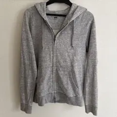 UNIQLO グレー ジップアップパーカー Sサイズ