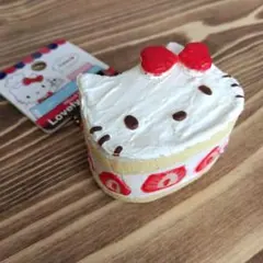 ハローキティ ケーキ型マスコットキーホルダー