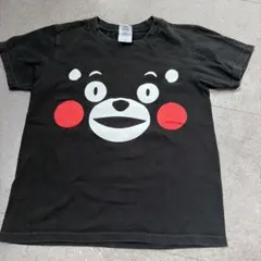 くまもん黒Tシャツ　140