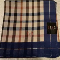 新品　定番　DAKS ダックス　タータンチェック　ハンカチ