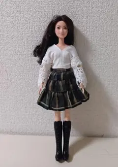 バービー カジュアル衣装セット ホワイト・ブラック