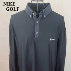 ★美品★ NIKE GOLF 長袖 ゴルフシャツ ボタンダウン