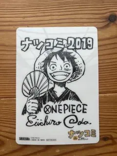 ナツコミ2019　ONEPIECE　クリアカード ONE PIECE ナツコミ2019 特製クリアカード ルフィ - メルカリ