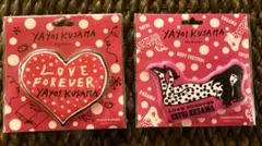 草間彌生　ビッグステッカー LOVE FOREVER 2種 草間彌生 ビッグステッカー LOVE FOREVER 2種 - メルカリ