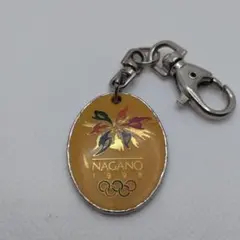 1998年 長野オリンピック 公式 記念キーホルダー チャーム スノー