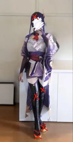 原神 雷電将軍 コスプレ衣装のサムネイル