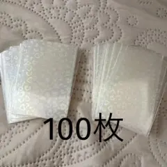 セリア スリーブ ハート ホログラム 100枚 まとめ売り チェキ用のサムネイル