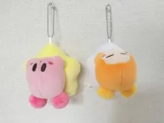 カービィカフェ限定】マスコット ぬいぐるみ 2点セットカービィ