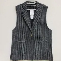 ベストツイードジャケット 4L 大きいサイズ