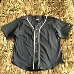 NEW ERA ネイビー ボタンシャツ Lサイズのサムネイル