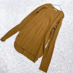 【美品】フリークス ストア（F）長袖 ニット セーター リブ編み 伸縮性