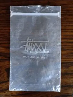 ステューシー stussy ジップロック ビニール袋 25周年　非売品