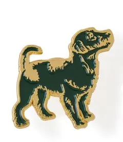 ★最終★【新品未開封】 Barbour 犬のピンバッジ