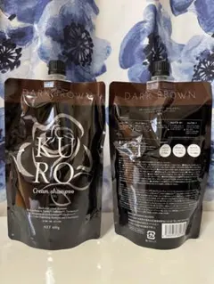 KURO Cream shampoo ダークブラウン 400g×2セット - メルカリ