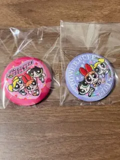 パワーパフガールズ　刺繍缶バッジ