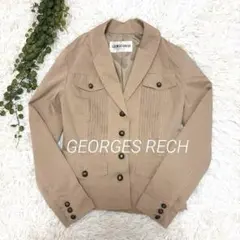 GEORGES RECH テーラードジャケット 春 コットン ベージュ M