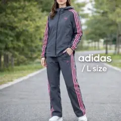 adidasアディダス　ジャージ上下セットアップ　L