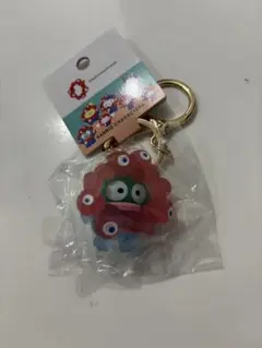 【新発売】サンリオ コラボ ミャクミャク 立体マスコットクリアカラーキーホルダー
