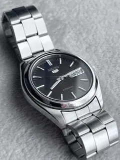 SEIKO 5 セイコー 7S26-0060 自動巻き ブラック 稼働品 現状品 腕時計メンズ動作良好SEIKOセイコー5ファイブ自動巻き7S26-0060