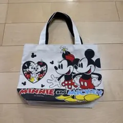 ミニーマウスとミッキーマウスのトートバッグ
