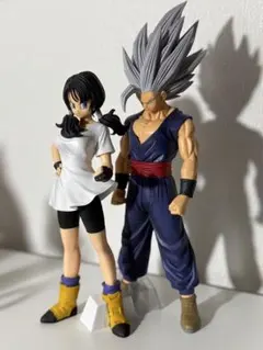 一番くじ　孫悟飯　ビーデル二体セット　箱無し