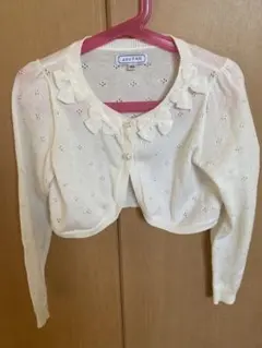 anyFAMカーディガン　白　120サイズ