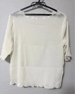 【新品未使用】INGNIベージュブラウス