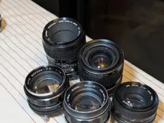 MINOLTA レンズ 5本セット MD MC ROKKOR - メルカリ