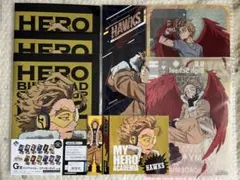 ヒロアカ　クリアファイル　ステッカー　ホークス