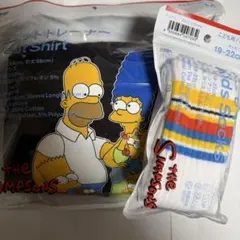 ファミマ×ザ・シンプソンズ コラボスウェット Mサイズ　& ソックス2