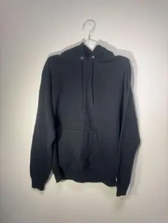 Champion ブラック フード付きパーカー