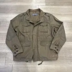 EDDIE BAUER M-65 ミリタリージャケット フライト L カーキ