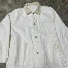 ホワイト オーバーサイズジャケット