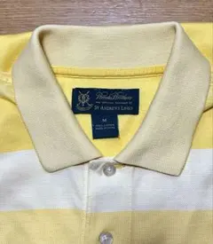 Brooks Brothers メンズポロシャツ　レモン色　ブルックスブラザーズ