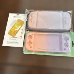 任天堂Switch LITE用　フィルム　ケース　保護カバー
