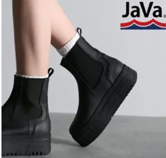 『未使用』Java　厚底ソールサイドゴアチェルシーブーツ