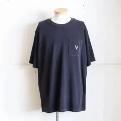 黒 Tシャツ ポケット付き