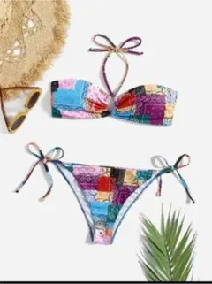 ペイズリー バンダナ パッチワーク ビキニ