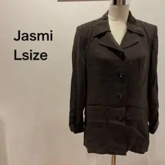 【未使用品】トップス テーラードジャケット レディース ライトブラック 絹